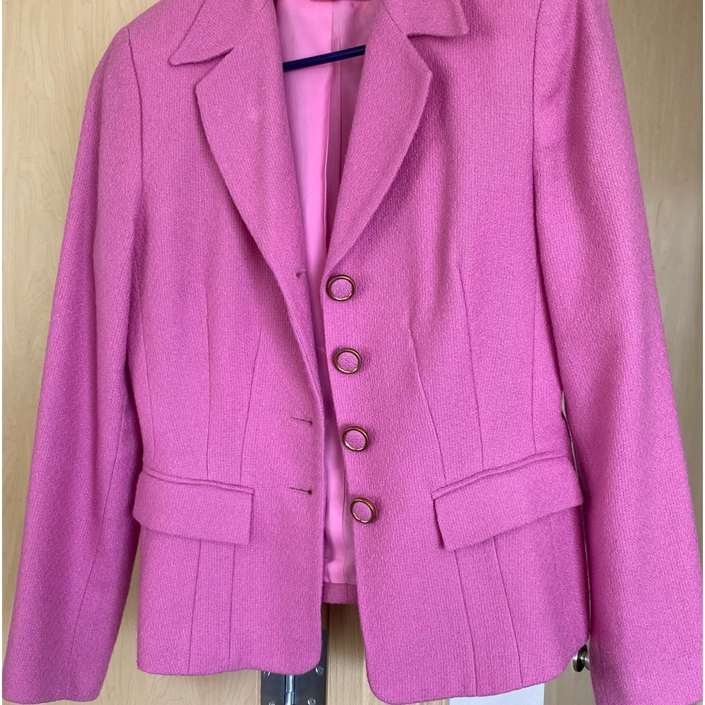 Ann Taylor Loft hot pink jacket/blazer size 4 gently used